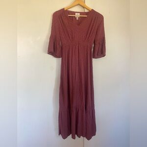 Knox Rose Dusty Rose long Dress